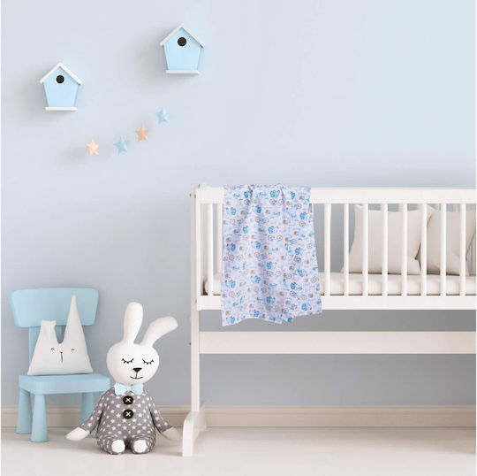 Das Home Комплект Fun 4918 Охра Синьо Бяло 70x120см Das Home Комплект Fun 4918 Охра Синьо Бяло 70x120см