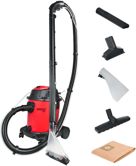 Raider RDP-WC33 Staubsauger Flüssigkeiten / Feststoffe 1600W mit Edelstahl Behälter 20Es