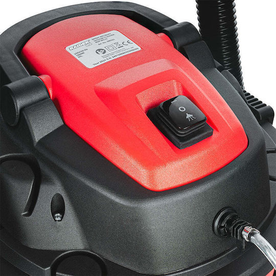 Raider RDP-WC33 Staubsauger Flüssigkeiten / Feststoffe 1600W mit Edelstahl Behälter 20Es