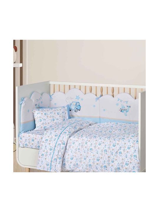 Das Home Σετ Fun 4918 Ochre, Blue, White 130x170εκ.