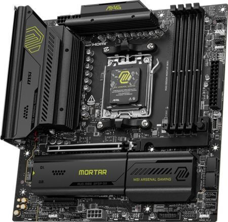 MSI MAG B850M Mortar Wifi Дънна платка Micro ATX с AMD AM5 Сокет