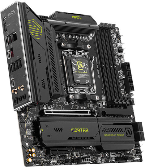 MSI MAG B850M Mortar Wifi Дънна платка Micro ATX с AMD AM5 Сокет
