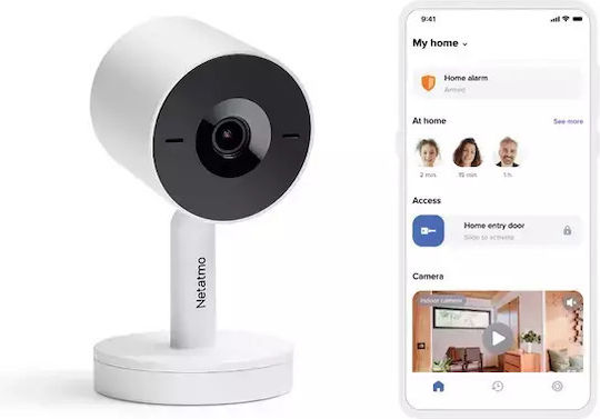 Netatmo IP Камера за наблюдение Wi-Fi Full HD+ 4MP с Микрофон