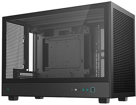 Deepcool CH260 Gaming Micro Tower Carcasă PC cu Panou Lateral Negru