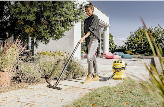 Karcher WD 4 P Vacuum Wet / Dry 1000W with Stainless Bin 20lt