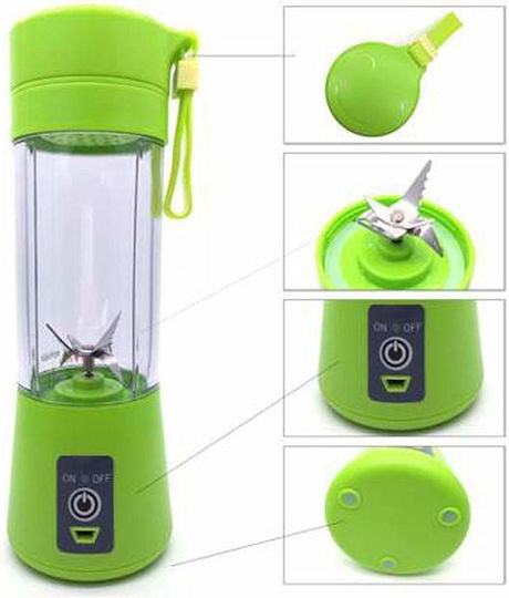 Blender Cu Cană Din Plastic 400 Ml Verde
