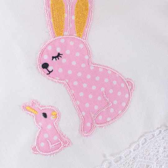 Rythmos Baby Bettlaken Miffy Rosa 100x160cm