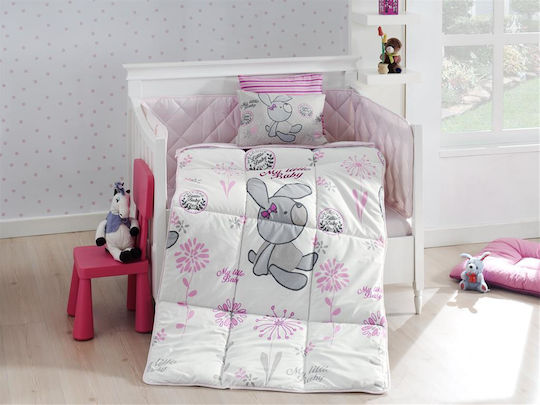 Homeline Baby Bettlaken Rosa 100x150cm Homeline Baby Bettlaken Rosa 100x150cm
