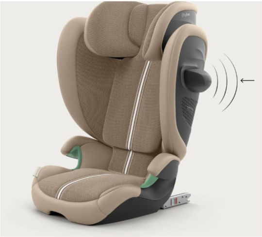 Cybex Solution G2 Plus Baby Car Seat High-back Booster i-Size with Isofix Almond Beige 15-50 kg