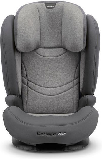 Inglesina Cartesio Baby Car Seat High-back Booster i-Size with Isofix Moon Grey 15-36 kg