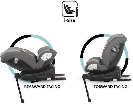 Coccolle Sidra Καθισματάκι Αυτοκινήτου i-Size με Isofix Diamond Black 0-36 kg
