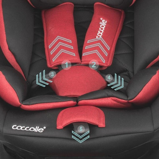 Coccolle Vigo Baby Car Seat i-Size with Isofix Poppy Red 0-36 kg