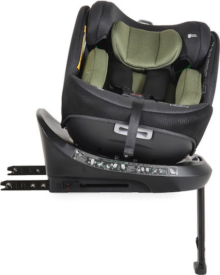 Cangaroo Hoku Scaun Auto pentru Copii i-Size cu Isofix Olive Green 0-36 kg