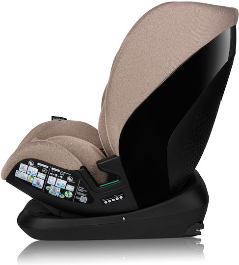 Lionelo Lavender Baby Car Seat with Isofix Beige Latte