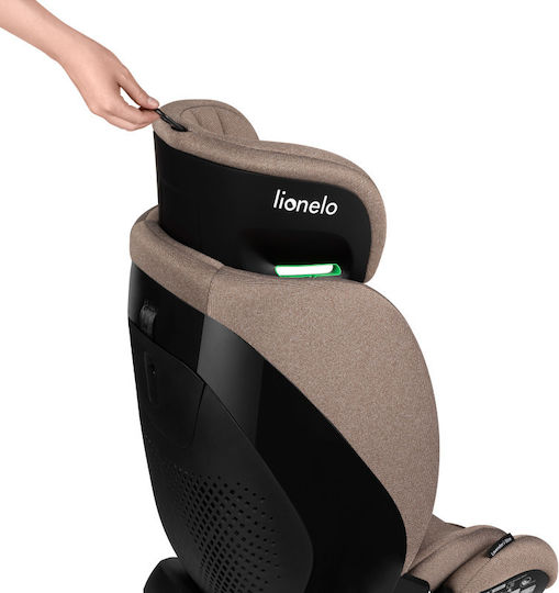 Lionelo Lavender Baby Car Seat with Isofix Beige Latte