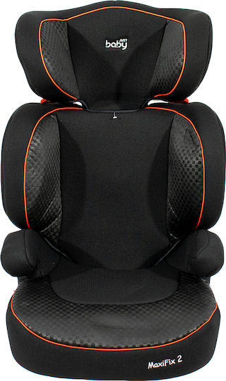 Just Baby Maxi Fix 2 Детско Столче за Кола High-back Booster с Isofix Черно 15-36 кг