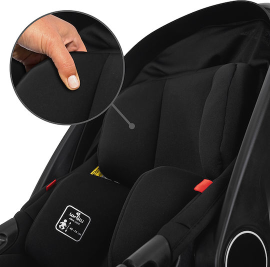 Lorelli Aria Luxe Baby Car Seat i-Size Black Jasper