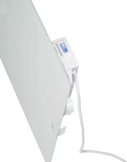 Eurom Radiator Electric Pentru Prosoape Cu Fațadă De Sticlă 800W 115x55cm Albă