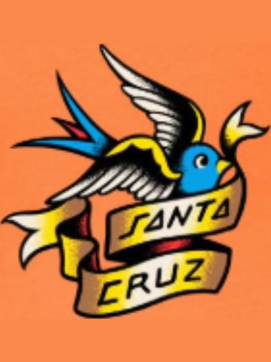 Santa Cruz T-shirt Πορτοκαλι