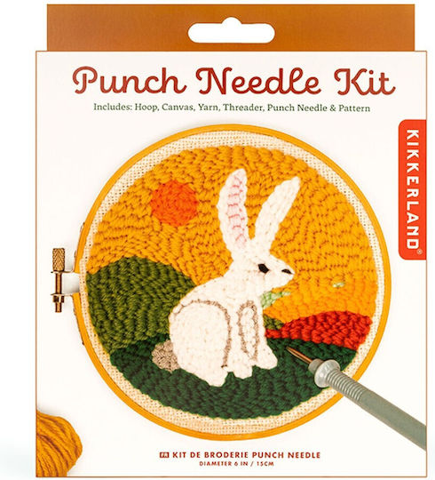 Kikkerland Hase Punch Needle Gg272 Spielzeug