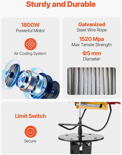Vevor Lifting & Pulling Equipment for Weight Load up to 500kg