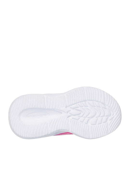 Glow Kids Sneakers with Scratch Fuchsia