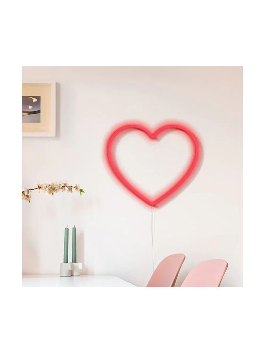 Neon Dekoratives Tischlicht LED Herz 40x36,3cm