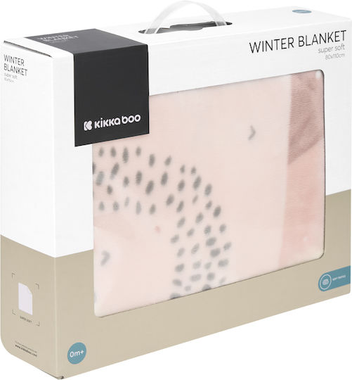 Kikka Boo Blanket Cot Hedge Hugs Fleece Pink Hedge-Hugs 110x140cm