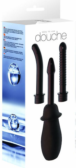 Seven Creations Easy to Use Douche Πρωκτικά Ντους Σετ Μαύρα 3τμχ