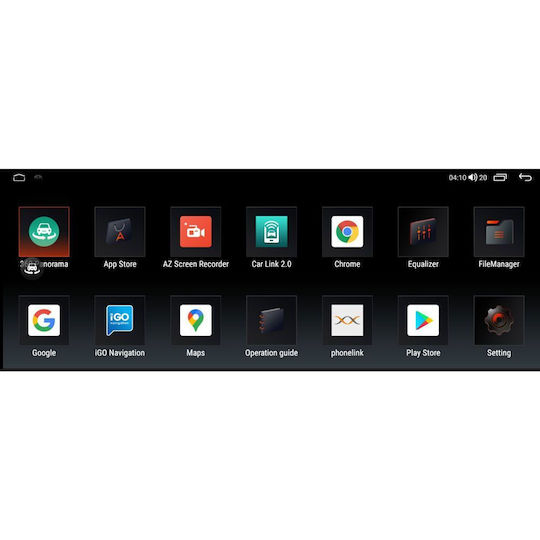 Lenovo Автомобилна Аудио Система (Блутут/USB/AUX/WiFi/GPS/Apple-Carplay/Android-Auto) с Тъчскрийн 12.3"