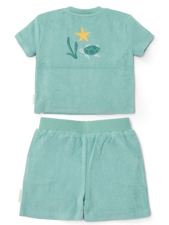 Kids Clothing Set with Shorts Summer 2 Pieces Blue