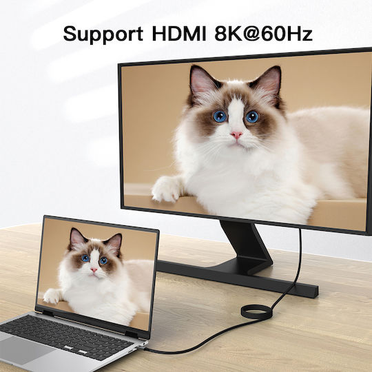 Cablu Luvlu Usb C 4.0 Usb C-C 8k@60hz 4k@144hz Pd 240w Încărcare Super Rapidă Design Magnetic Inteligent Transfer Date 40gbps Compatibil Thunderbolt 4 Cablu Încărcare Super Rapidă Iphone 16 Pro Max Galaxy S25 S24 Lungime 150cm