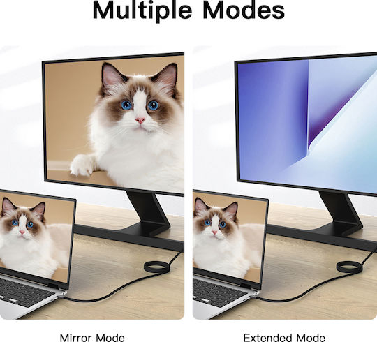 Cablu Luvlu Usb C 4.0 Usb C-C 8k@60hz 4k@144hz Pd 240w Încărcare Super Rapidă Design Magnetic Inteligent Transfer Date 40gbps Compatibil Thunderbolt 4 Cablu Încărcare Super Rapidă Iphone 16 Pro Max Galaxy S25 S24 Lungime 150cm