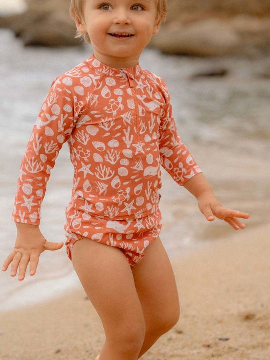 Little Dutch Sea Life Kids Swimwear Swim Diaper Coral Red Little Dutch Sea Life Kids Swimwear Swim Diaper Coral Red