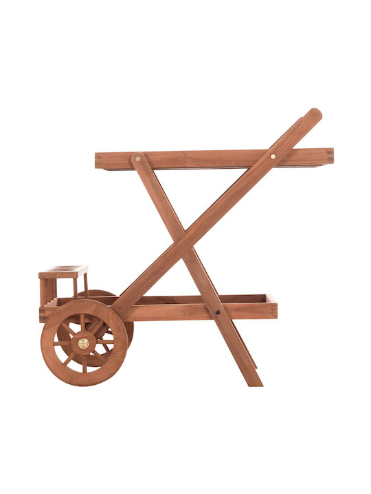 Wooden Garden & Terrace Table Alfred Natural 86x56x80cm