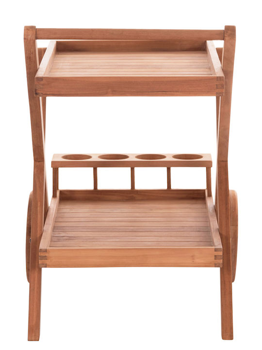 Wooden Garden & Terrace Table Alfred Natural 86x56x80cm