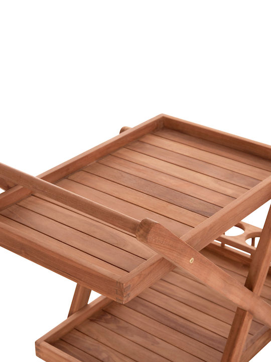 Wooden Garden & Terrace Table Alfred Natural 86x56x80cm