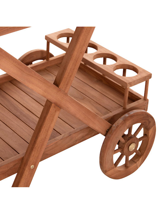 Wooden Garden & Terrace Table Alfred Natural 86x56x80cm