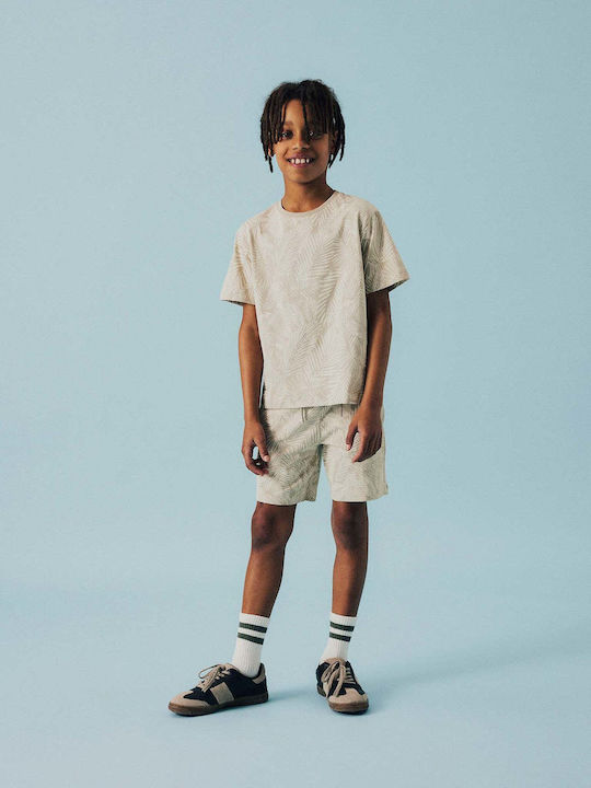 Kinder-Shorts/Bermudas Stoff Beige