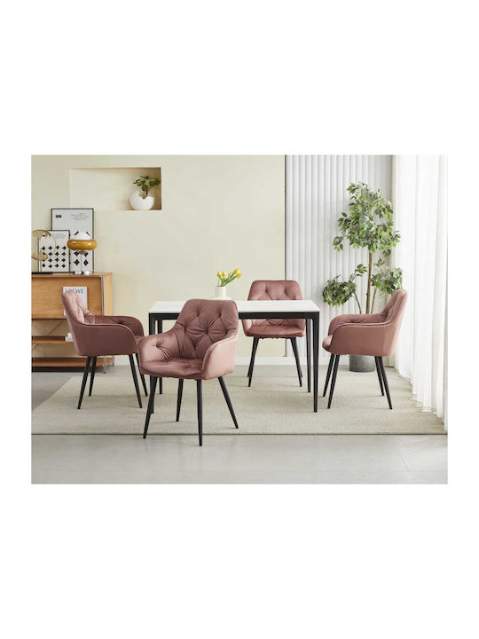 Stühle Küche Rosa 1Stück 56x62x83.5cm