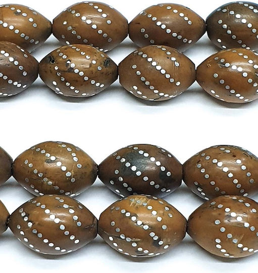 Roloi Komboloi Ebony Worry Beads Brown 29cm