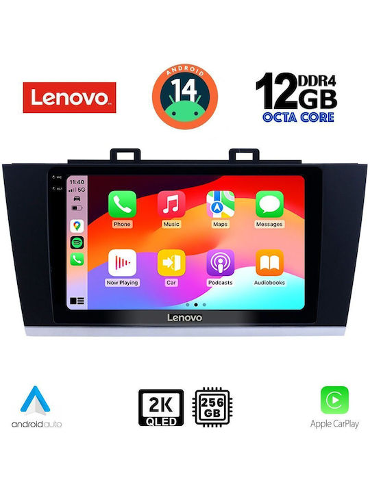 Lenovo Car Audio System for Subaru Legacy / Outback 2014-2019 (Bluetooth/USB/WiFi/GPS/Apple-Carplay/Android-Auto) with Touch Screen 9"