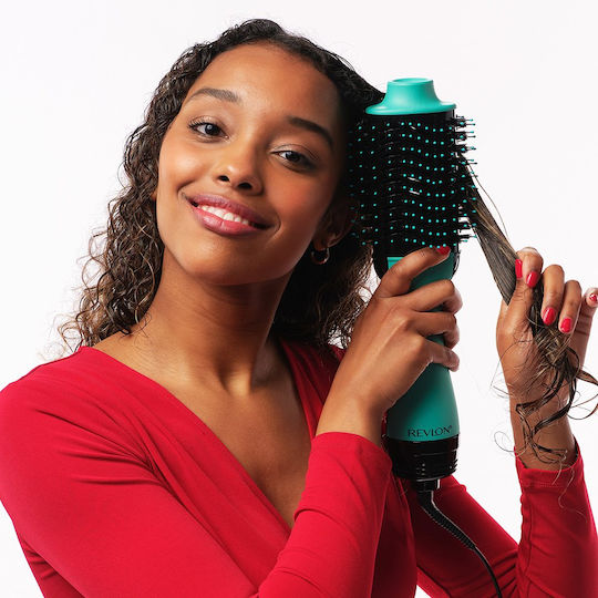 Revlon One-step Ceramic Electric Brush with Air for Straightening and Curls 800W