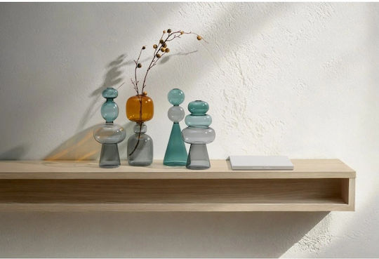 Philippi Vază Decorativă Sticlă 9x9x27cm 1buc