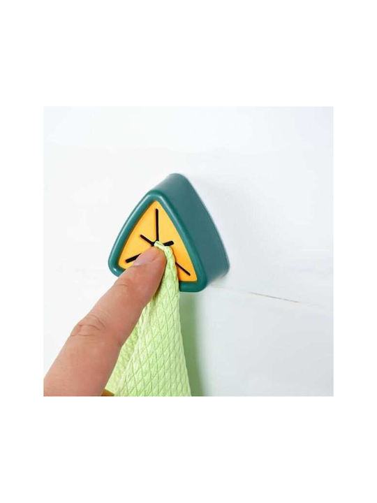 Cârlig de Baie Simplu cu șuruburi ​2.3x2.3cm Verde