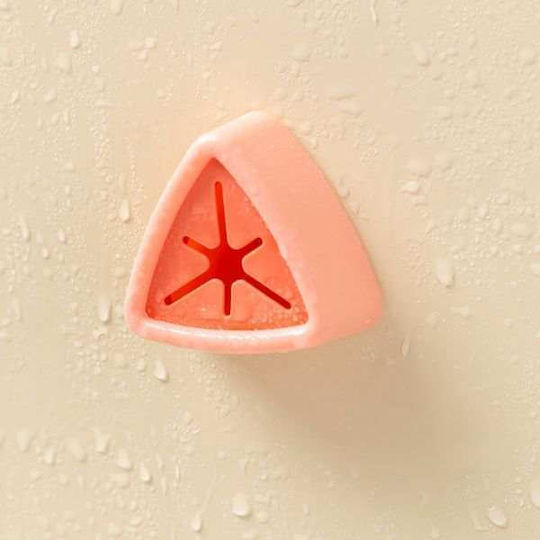 Άγκιστρο Μπάνιου Μονό με Βίδες ​2.3x2.3cm Ροζ