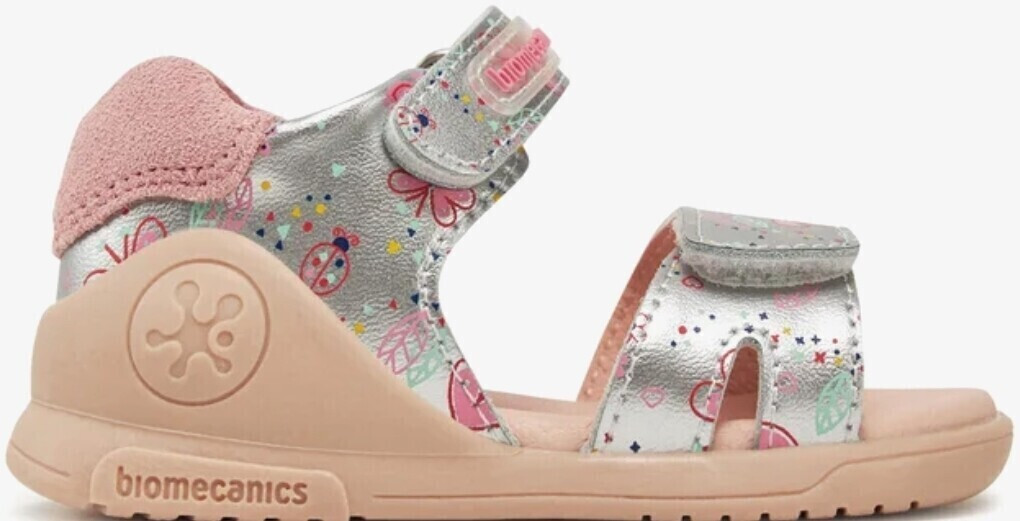 Biomecanics Sandales Fille Fermées 252184 – Bout Renforcé, Semelle Amovible Respirante & Velcro – Confort Été