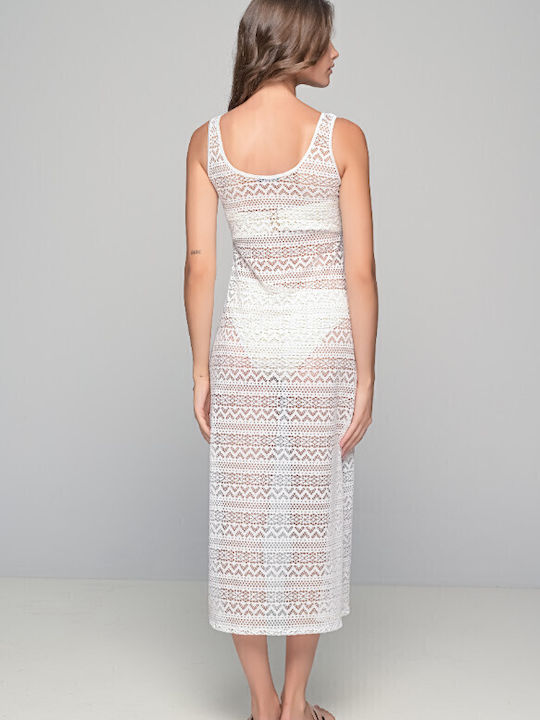 Milena by Paris Women's Maxi Dress Beachwear White