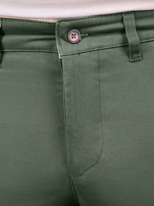 Παντελόνι Chino σε Slim Εφαρμογή Πράσινο