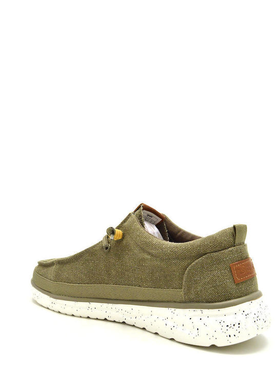 Makena Ανδρικά Loafers σε Πράσινο Χρώμα